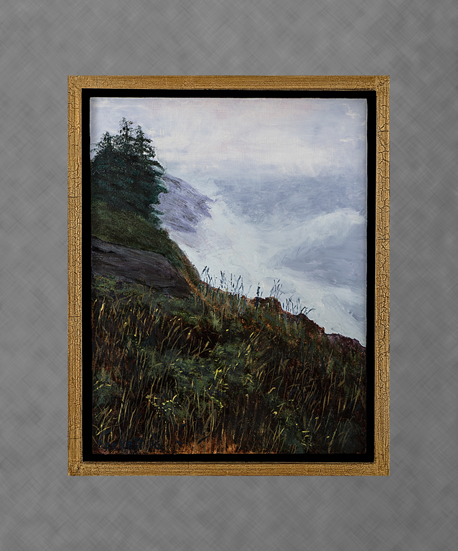 Trinity - The Headlands, Monhegan Island, Maine - 14 in x 18 in - Oil on Panel - 2016