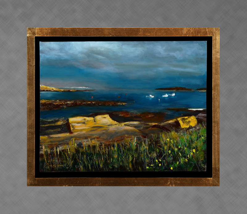 Kettle Cove - Cape Elizabeth, Maine - 11 in x 14 in Oil on Canvas - 2012