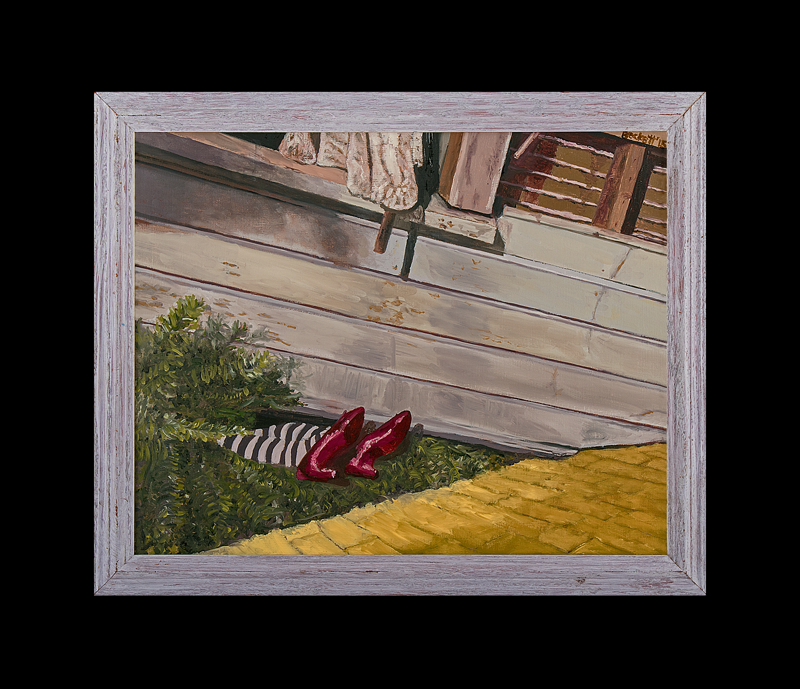 Study: Wizard of Oz 
 16 in x 20 in Oil on Canvas 2015 
 Private Collection of Sue McKinley
