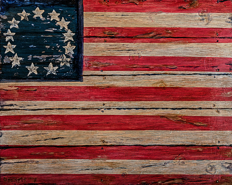 Americana - 16 in x 20 in - Oil on Panel - 2016